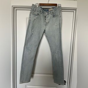 Mens All Saints Cigarette Jeans